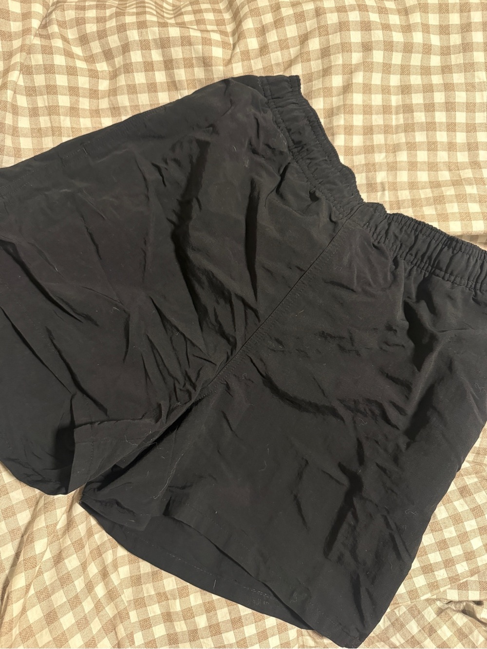 TNA Women’s Black Elastic-Waist Shorts